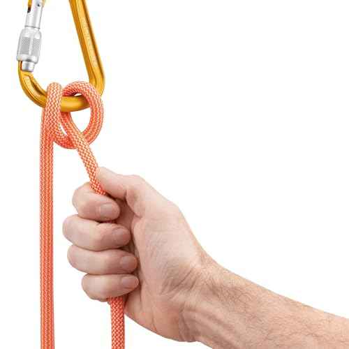 Petzl Attache Locking pear-Shaped Carabiner with Round-Stock Basket
