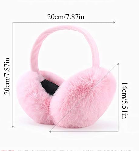 LCXSHYE Winter Ear muffs Faux Fur Warm Earmuffs Cute Foldable Outdoor Ear Warmers For Women Girls