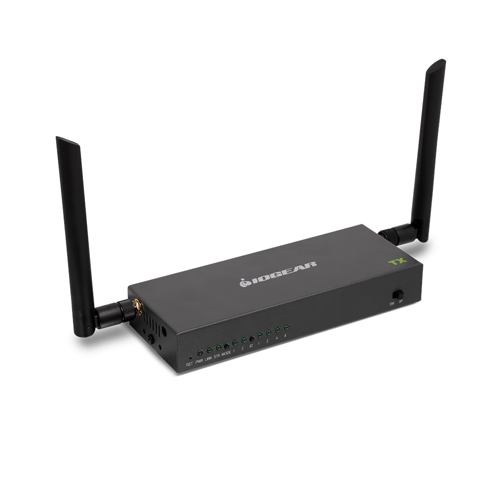 Iogear Long Range Wireless 4K Hdmi Transmitter Only - 600Ft Line-Of-Sight, Ir Support, 4K 30Hz, Hdmi, Plug-N-Play (Gwlrsskit4Ktx