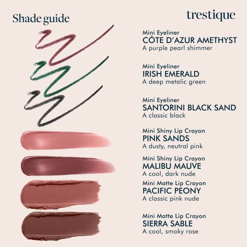 trestique Mini Eye Makeup and Lip Makeup Set