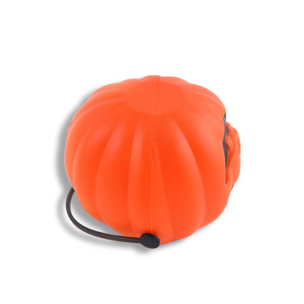 Toyvian 8pcs Portable Pumpkin Bucket Trick or Treat Candy Holder - Halloween Pumpkin Candy Pail Holder for April Fool's Day Decoration