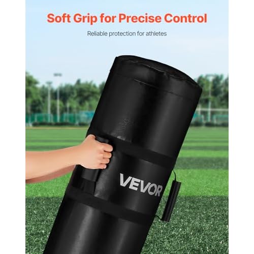 VEVOR PVC Step Over Dummy, High-Density Sponge Blocking Pad Equipment, Heavy Duty Tackle Dummies with Handles, Great for Footwork Drills Sports Training Practice