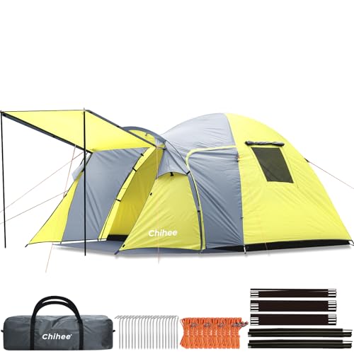 Chihee Camping Tent 3 Person Double Layered Dome Tents Large Capacity 4 Seasons Travelling Backpacking Beach Outdoor Shelt...