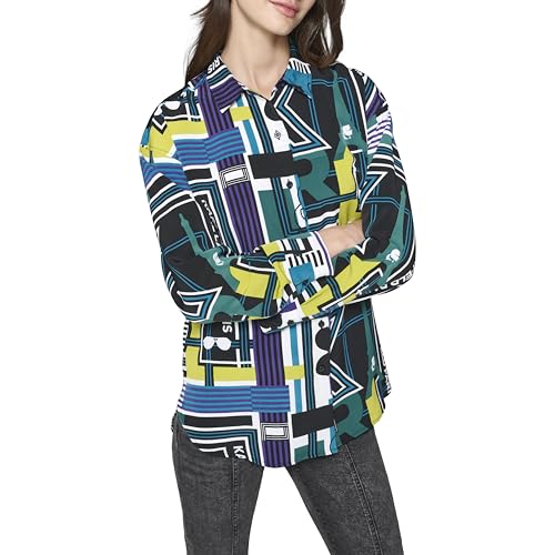 KARL LAGERFELD Women's Soft Long Sleeve Blouse