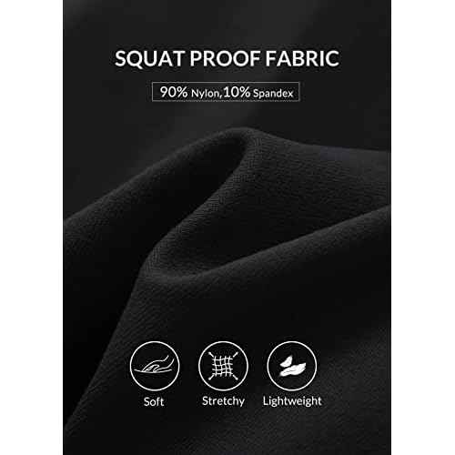 BALEAF Women's 7" Bermuda Shorts High Waisted Athletic Running Pull On Shorts with Pockets for Causal Summer