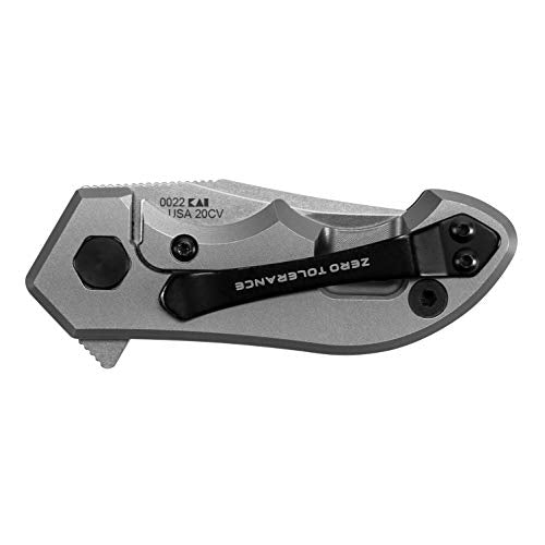 Zero Tolerance and Tim Galyean Pocketknife; 1.8 Inch Premium CPM 20CV Stainless Steel Blade, Carbon Fiber Front with Stone...