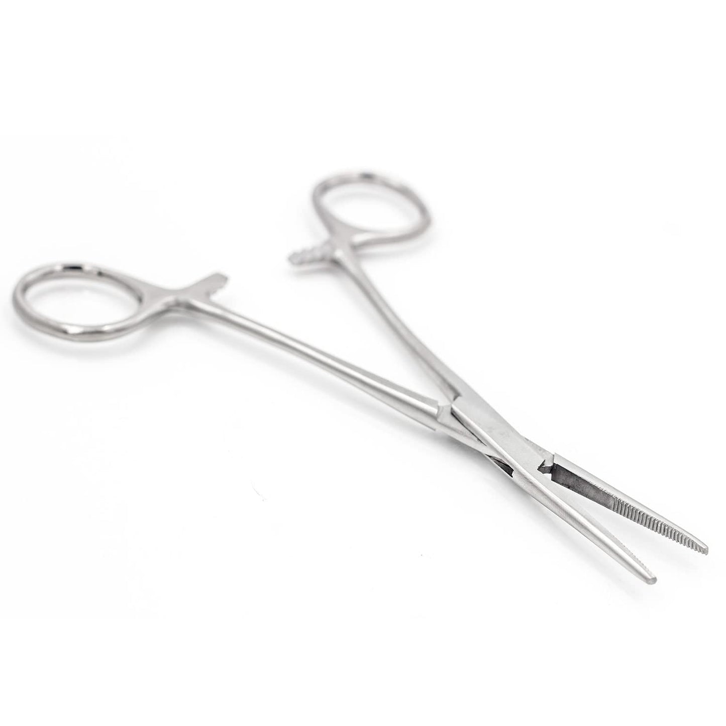 MABIS Kelly Medical Locking Forceps, Silver, 5.5"