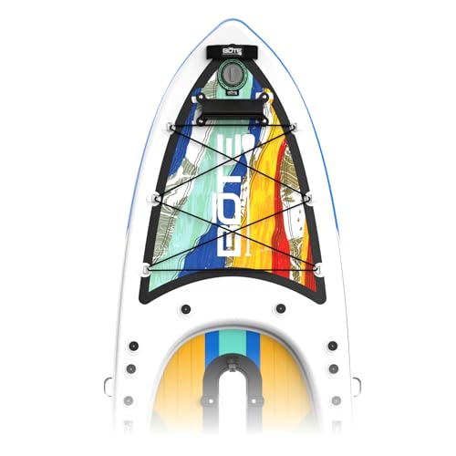 BOTE Rackham Aero Inflatable Stand Up Fishing Paddle Board Blow Up iSUP 12 FT 4” Adult Kids Family Friendly APEX Pedal Dri...