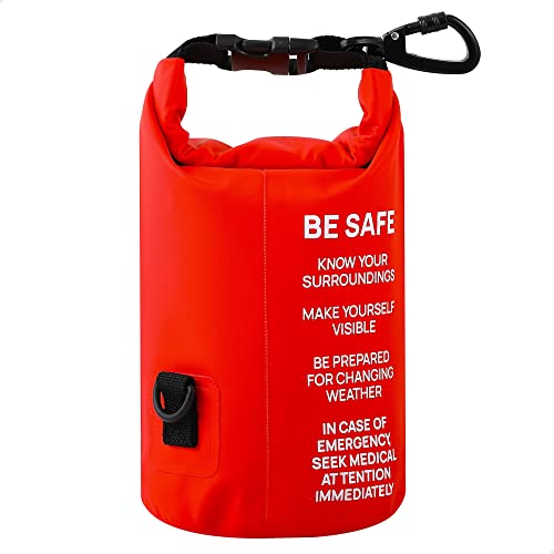 Breakwater Supply™ Waterproof First Aid Kit Dry Bag Bug Out Bag Preloaded with Emergency Survival Prepper Supplies for Boa...