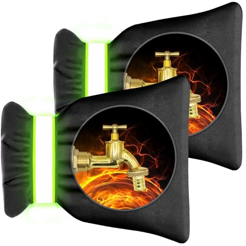 DELUX Outdoor Faucet Covers for Winter 9.05" H X 6.89" W 2 Pack, Outside Garden Faucet Socks for Freeze Protection, Reusab...