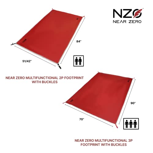 Near Zero 3 Person Ultralight Tent and Waterproof Footprint