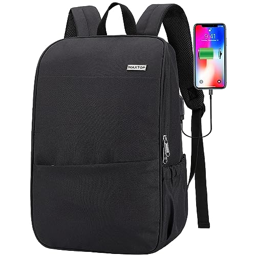 MAXTOP Deep Storage Laptop Backpack with USB Charging Port[Water Resistant] College Computer Bookbag Fits 15 Inch Laptop B...