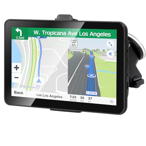 Car GPS Navigation 7 Inch Truck Navigator Latest Maps Touch Screen Vehicle GPS Commercial Trucker Voice Navigation Speedin...