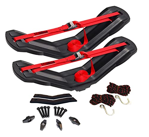Malone SeaWing Saddle Style Universal Car Rack Kayak Carrier with Bow and Stern Lines