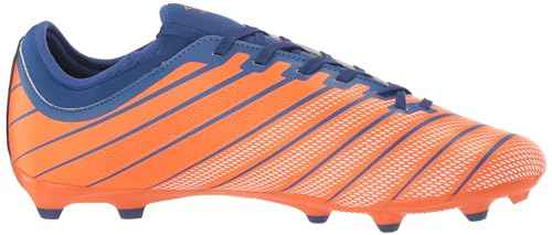 Umbro Men's Velocita Elixir Club FG Soccer Cleat, White/Orange/Blue, 10