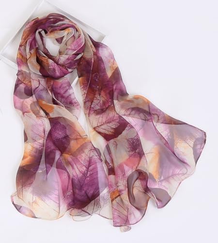 Scarfs for Women Lightweight Print Floral Pattern Scarf Shawl Fashion Scarves Sunscreen Shawls