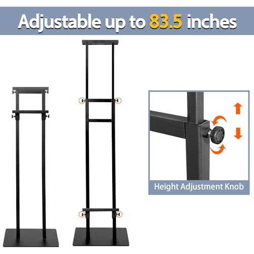 STANDNEE 2PACK Poster Stand Adjustable Poster Holder Stand, Foam Board Stand for Display, Heavy Duty Pedestal Sign Holder,...