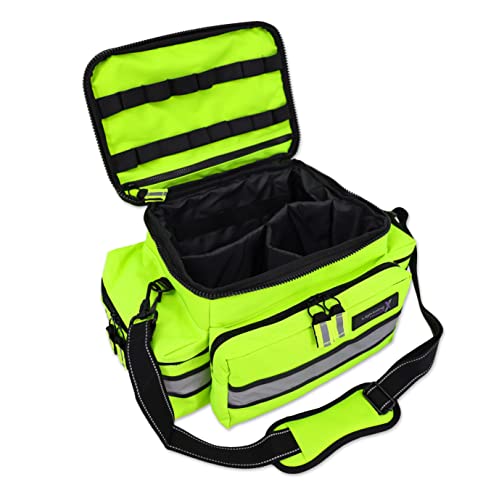 Lightning X Products Lightning X Mid-Sized First Responder EMT Bag | LXMB25 Fully Stocked Aid Kit w/ 200+ BLS Supplies - F...