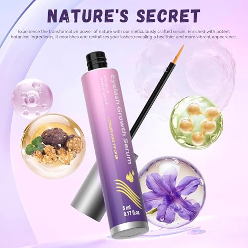 Eyelash Growth Serum, Premium Lash Serum Promotes Longer, Thicker£¨Gold£©