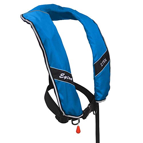 Premium Quality Automatic/Manual Inflatable Life Jacket Life Vest Inflate Survival Aid PFD 275N Buoyancy XXXL Size for Adu...