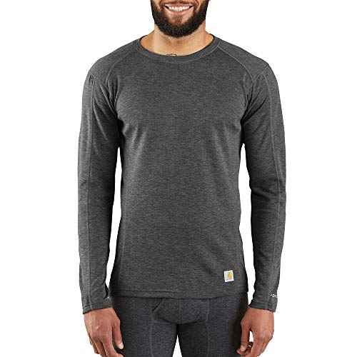 Carhartt Men's MBL131 Base Force¢ç Midweight Base Layer Poly-Wool Crew