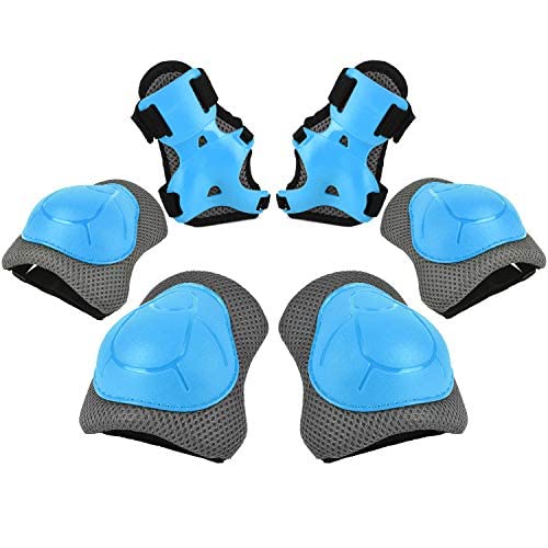 Kids/Youth Knee Pad Elbow Wrist Pads Guards Protective Gear Set, for Roller Skates,Cycling Bike,Skateboard,Inline Skatings...