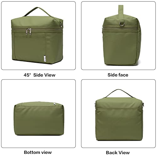 NOL Natural Organic Lifestyle Insulated Lunch Bags for Women Cooler Bag Lightweight Nylon Waterproof Lunch Box For Work