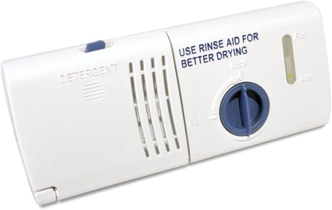 Detergent and Rinse Aid Dispenser Replacement for Kenmore 66516049401 66516049402 66516052400 66516052401 66516052402 66516053400 66516053401 66516053402 66516054400 66516054401 Dishwasher