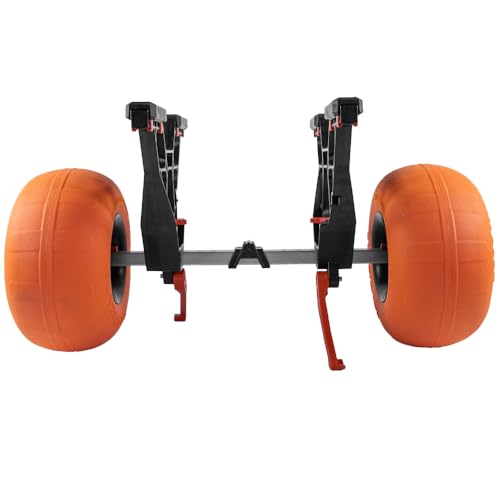 YakAttack Kayak Carts with Adjustable Frame & Wheel Options | All-Terrain, Sand & Solid Tire Variations | Durable Folding ...