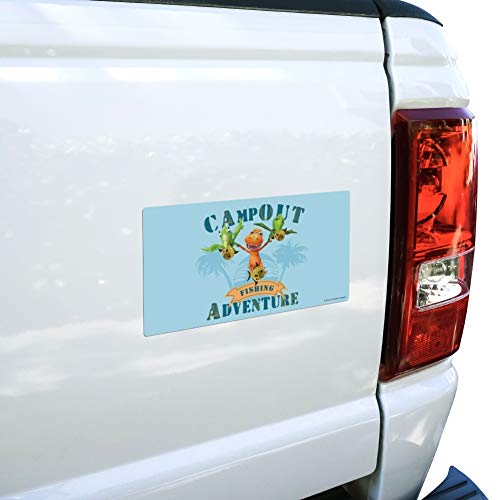 Campout Fishing Adventure Dinosaur Train Automotive Car Refrigerator Locker Vinyl Magnet