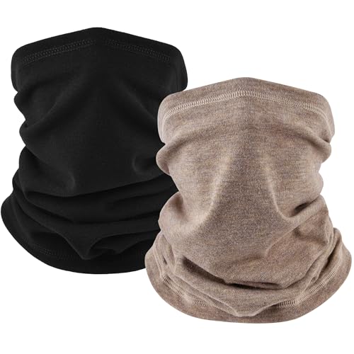 EXski Winter Neck Gaiter Warmer, Soft Fleece Face Mask Scarf for Cold Weather Skiing Cycling Outdoor Sports