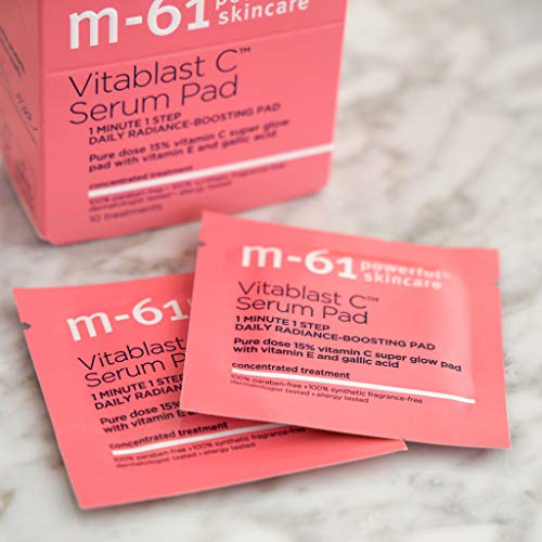 m-61 Vitablast C Serum Pad | Serum Pad With A Pure Dose Of 15% Stabilized Vitamin C - 30 Treatments