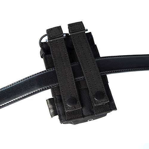 Tactical Molle Radio Holster Holder Case Military Heavy Duty Pouch Bag for Two Ways Walkie Talkies Adjustable Storage with...
