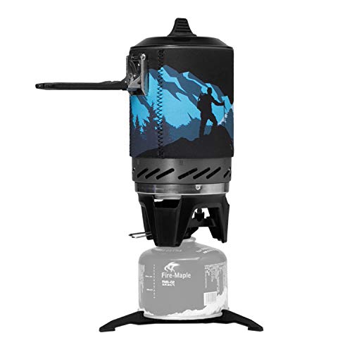 Fire-Maple Fixed Star X2 Backpacking and Camping Stove System Outdoor Propane Camp Cooking Gear Portable Pot Jet Burner Se...