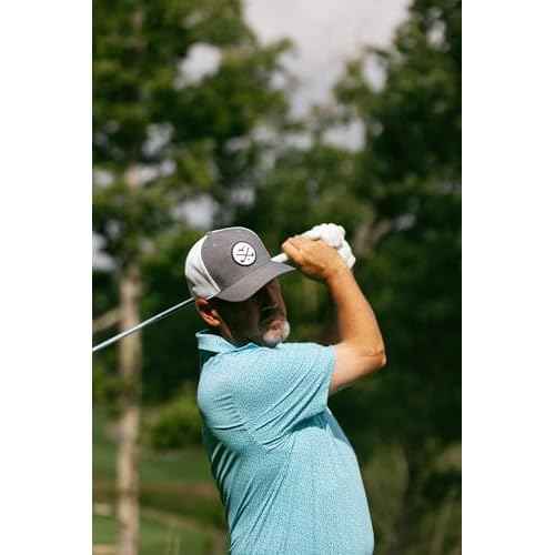Mizuno Unisex Crossed Clubs Meshback Golf Hat