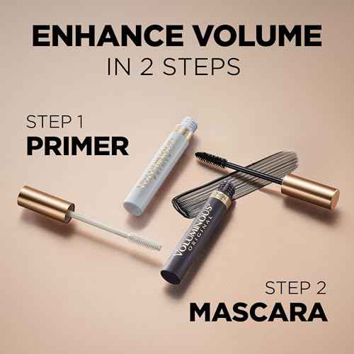 L¡¯Oreal Paris Makeup Voluminous Original Volume Building Waterproof Mascara, Carbon Black, 0.23 Fl Oz