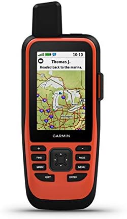 Garmin GPSMAP 86i, Floating Handheld GPS with Button Operation, Inreach Satellite Communication capabilities, Stream Boat ...