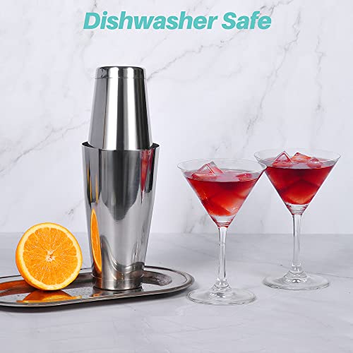 Etens Cocktail Shaker Tins Set Stainless Steel, Pro Bar Style Boston Shakers Bartending, Two Piece Martini Shaker Cup Drin...
