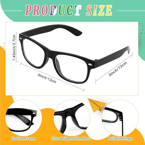 Yanbuny 6 Pcs 100 Days of School Costume for Boys Old Man Costume for Kids Grandpa Dress Up