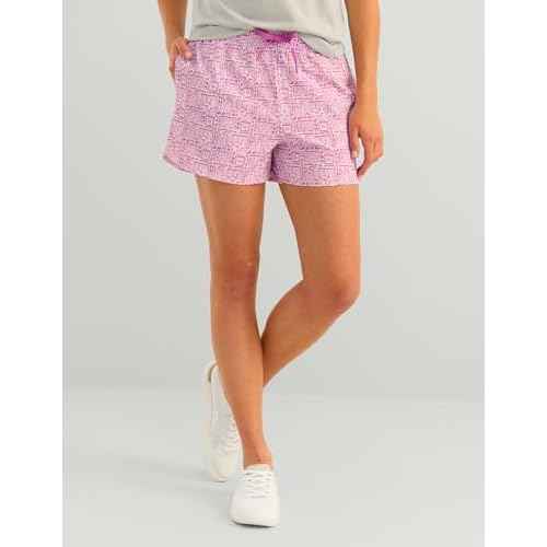 HUK Women's Pursuit Printed Volley, Quick-Dry Fishing Shorts