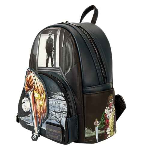 Loungefly Halloween Michael Myers Jack-O'-Lantern Glow Mini Backpack