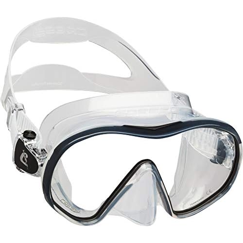 Cressi Single Lens Frameless Scuba Mask for Good Visibility | F-Dual: Designed in Italy