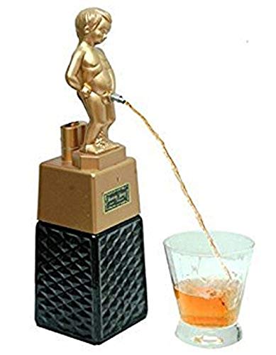 BARRAID Bonny Boy Golden Liquor Whiskey/Wine/Beer/Liqour/Vodka/Beverage Decanter Dispenser Battery Operated | Button Press...