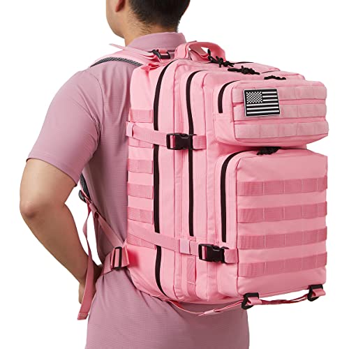 QT&QY 45L Tactical backpack & Tactical Toiletry Bag