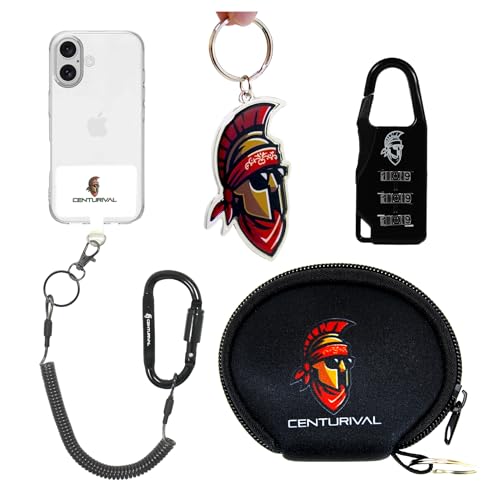 Essential Festival Safety Bundle Black – Anti-Theft Phone Strap Tether Lanyard, Mini Lock, Bottle Opener – Secure Your Bel...