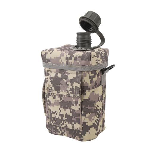 TANIQIACA Premium 2L Insulated Water Bottle - Portable Outdoor Flask with Oxford Cloth Sleeve and Pockets, for Hiking, Cam...