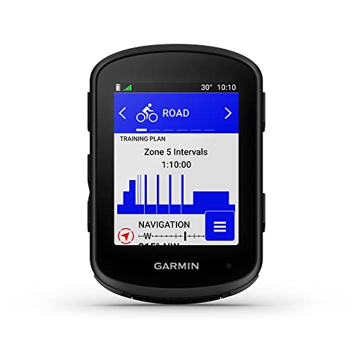 Garmin Edge 840, Compact GPS Cycling Computer with Touchscreen and Buttons, Targeted Adaptive Coaching, Advanced Navigatio...