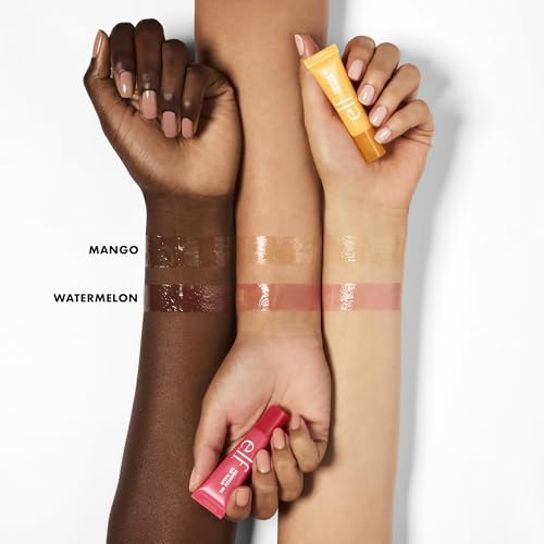 e.l.f. Squeeze Me More Lip Balm Duo, Moisturizing Balm For A Sheer Tint Of Color, Made With Hyaluronic Acid, Vegan & Cruel...