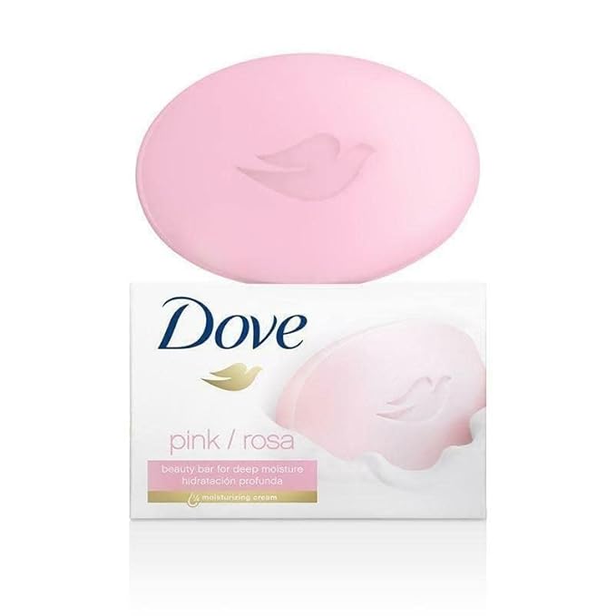Dove Beauty Cream Bar Soaps Pink 16 Bars, 4.76 Oz / 135 Grams Each