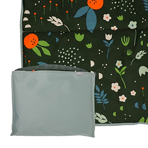 RED ROVR Large Indoor/Outdoor Adventure Blanket |for Parks, The Beach and Indoor activites |Compact with Shoulder Strap & ...